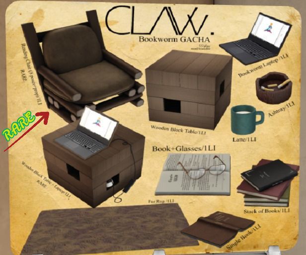 C L A Vv. Reading Chair RARE