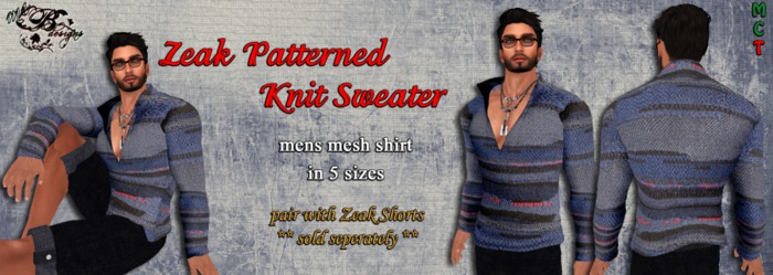 {Ms. B. Designs} Zeak Sweater