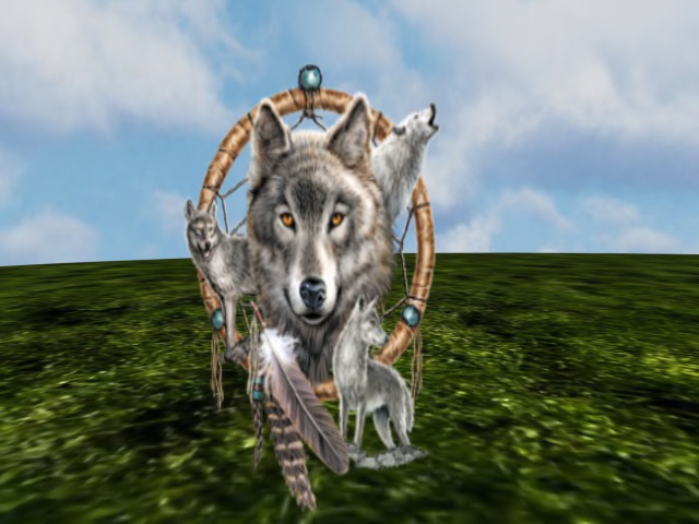 Wolf Pack Dream Catcher