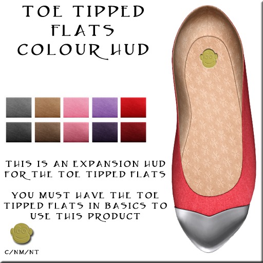 BM Toe Tip Flats Colour HUD