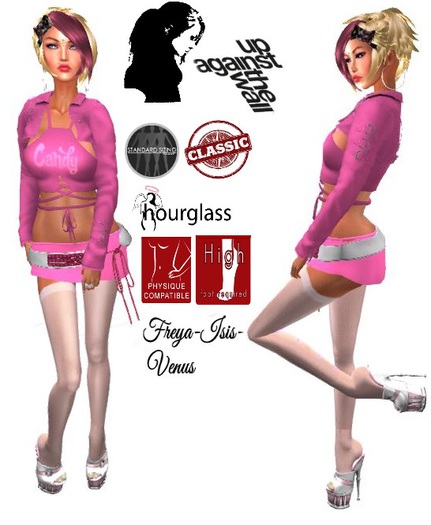 [UATW] Candy [White-Pink]