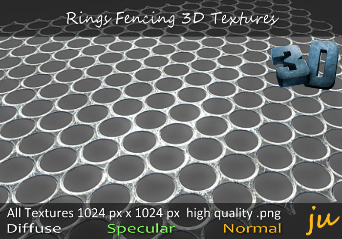 JU Rings Fencing 3D Textures Full Perm