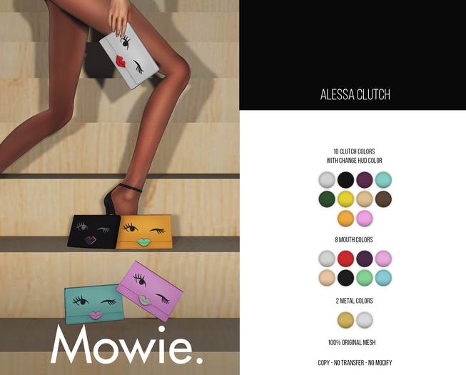 Mowie. - "Alessa" Clutch