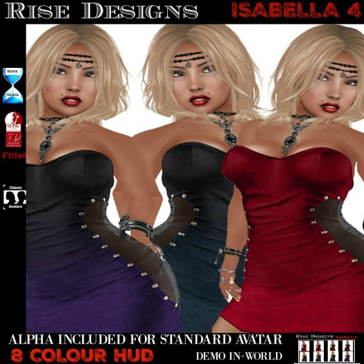 ISABELLA HOURGLASS/SLINK/FITTED/STANDARD/CLASSIC 