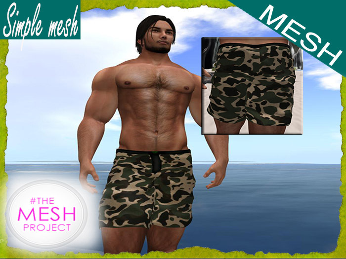 SM Camo Beach Shorts