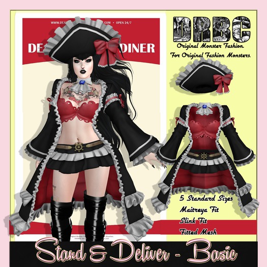 ::drbc:: stand & deliver - basic PROMO PRINT [boxed]