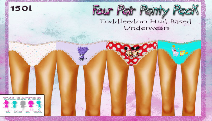 {{TT}}4 Pair Panty Pack