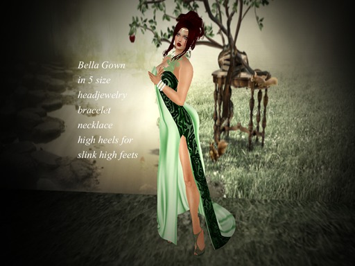 Bella Gown green