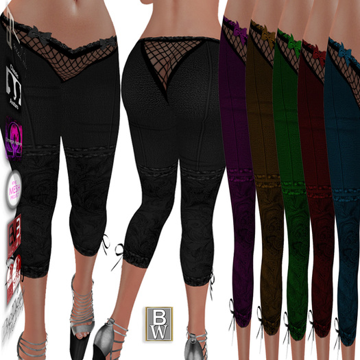 6-color pack leggingcapris Laura