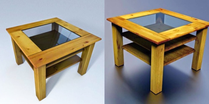 [FiveRings] - Wood Table