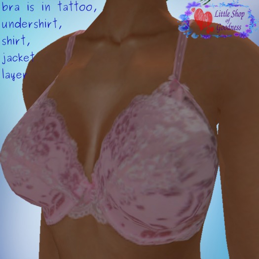 Pink Lace Bra