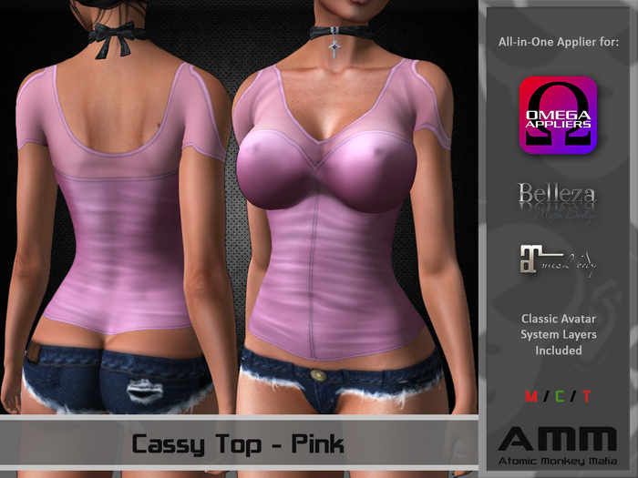 [AMM] Cassy Top - Pink