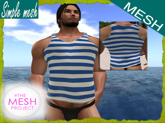 SM Blue Stripes Tanktop TMP
