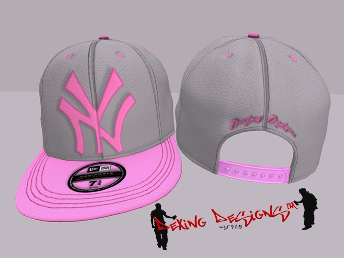 {DD} NY Yankee White/Pink Snapback (boxed)