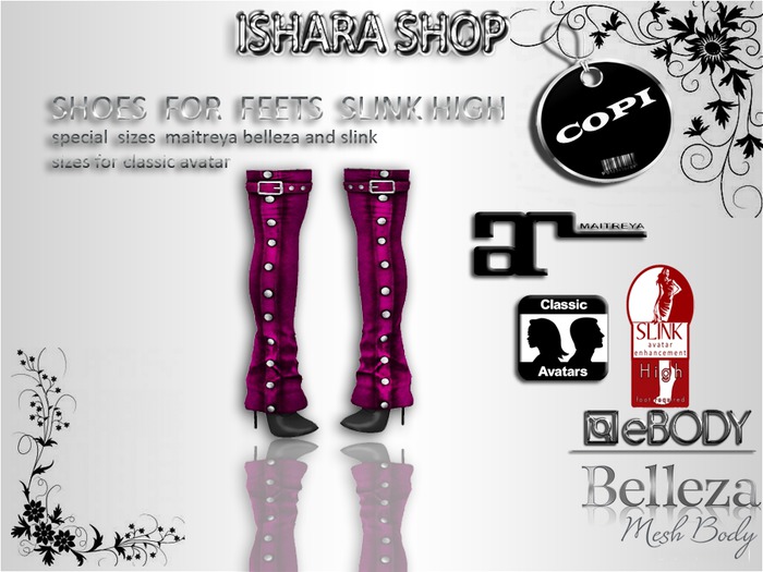 BOOTS SPECIAL SIZES MESH BODY 6