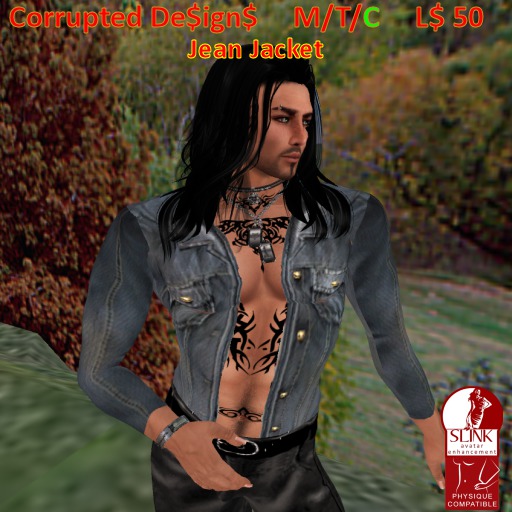 Corrupted Designs Jean Jacket - Slink Appliers