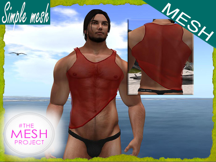 SM Red transparent Tanktop Lifted TMP