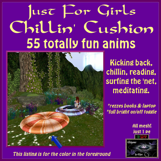 *EbE* Just for Girls Chillin' Cushion (Ceylon copper) (wear me)
