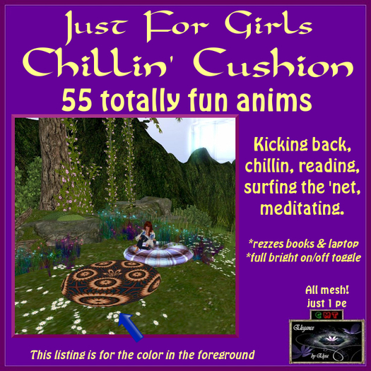*EbE* Just for Girls Chillin' Cushion (dark desert)