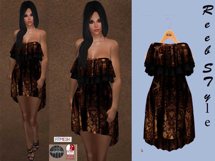 365-Reeb STyle Deniz Brown Dress