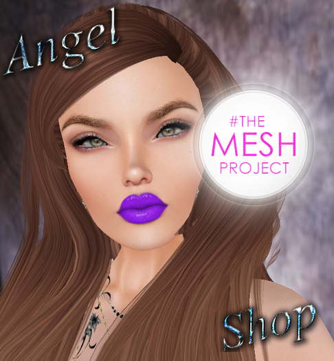 AngelShop TMP light purple lips