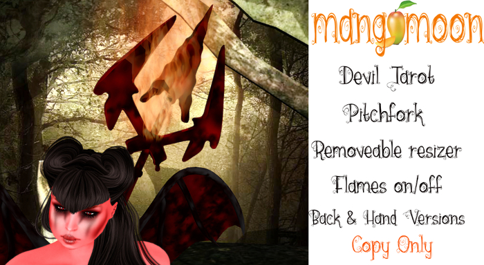 mangomoon Devil Tarot Pitchfork