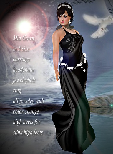 Mia Gown black