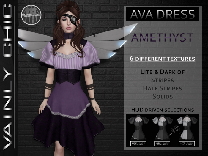 Vainly Chic - Ava Dress Amethyst