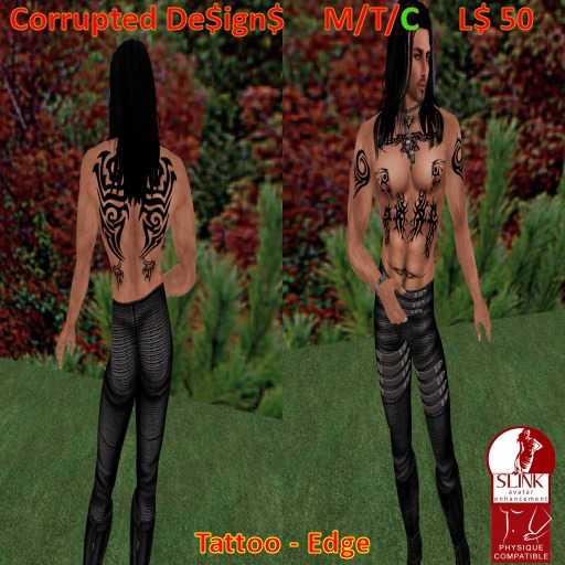 Tattoo - Edge - Slink Appliers