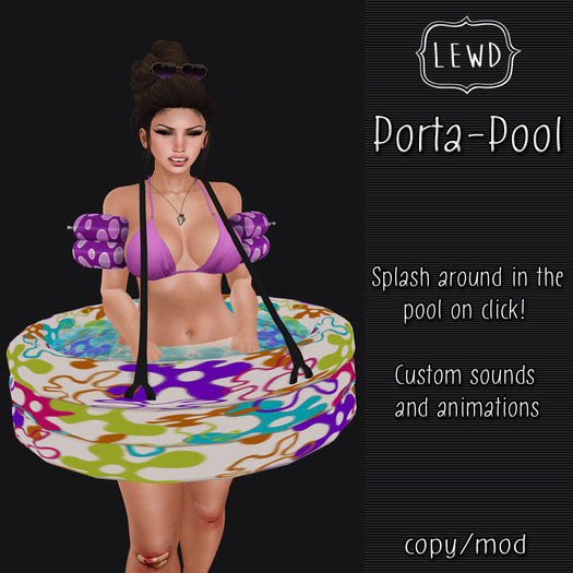 : Lewd : Porta-Pool , Wearable pool