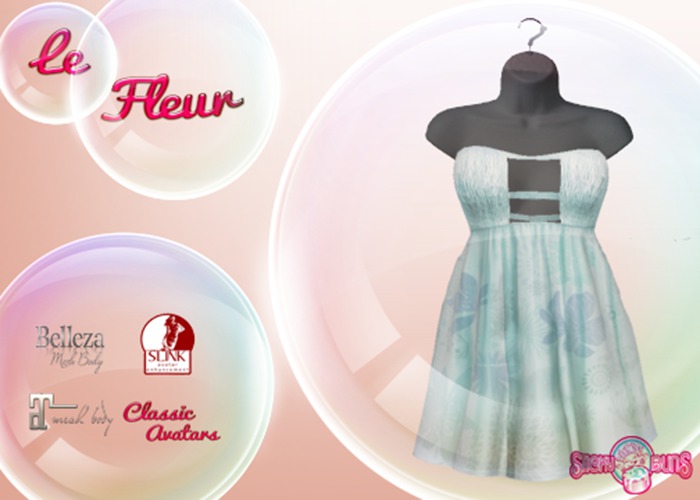 .::SB::. Le Fleur Sundress Blue