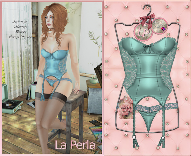 La Perla*Corset Alana::Green