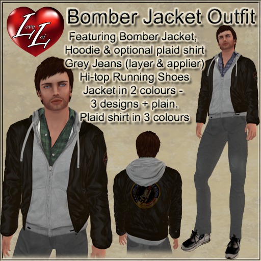 !:LL:! Mens Bomber Jacket Outfit