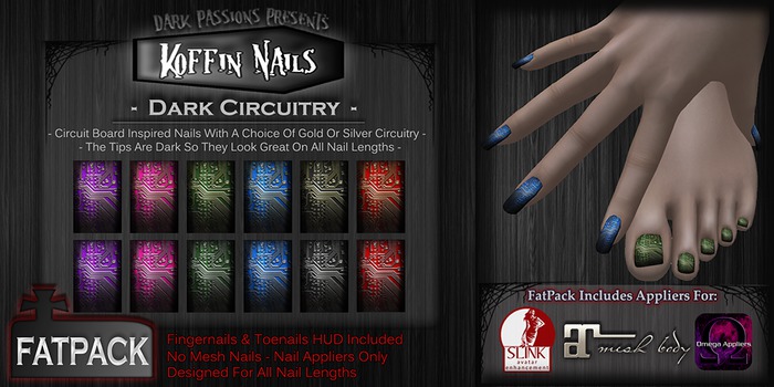 DP - Koffin Nails - FatPack - Dark Circuitry (Boxed)