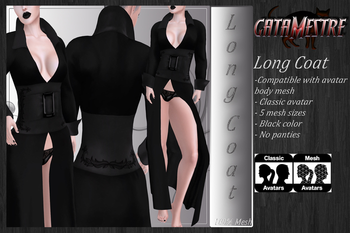 ::GATAMESTRE:: Mesh Long Coat