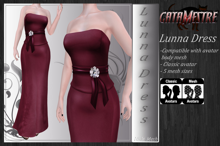 ::GATAMESTRE:: Mesh Lunna Dress