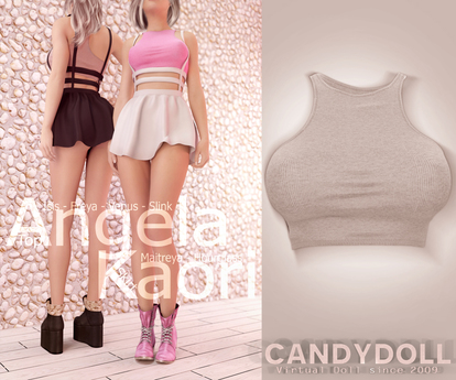 Second Life Marketplace - _CandyDoll_Angela Top Nude