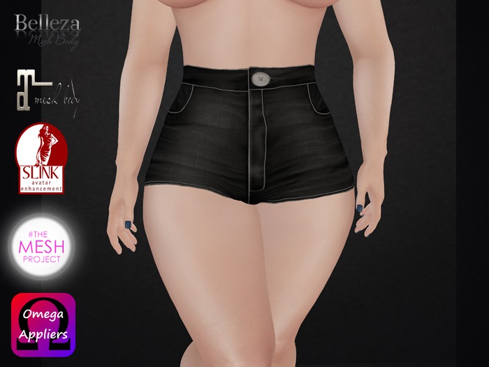 .::.What2Wear.::. Short jeans Black