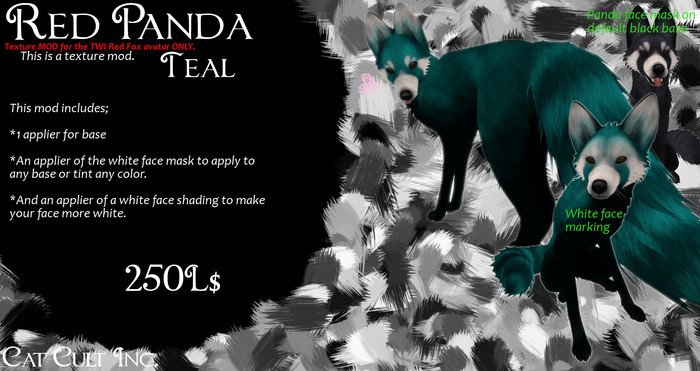 Red Panda Teal MOD