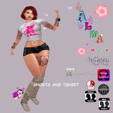 shorts and t-shirt