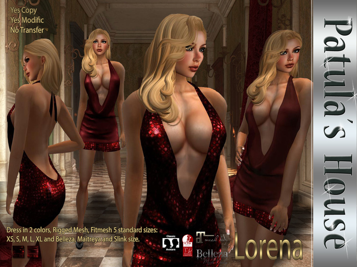 *Patulas House Red Lorena Dress