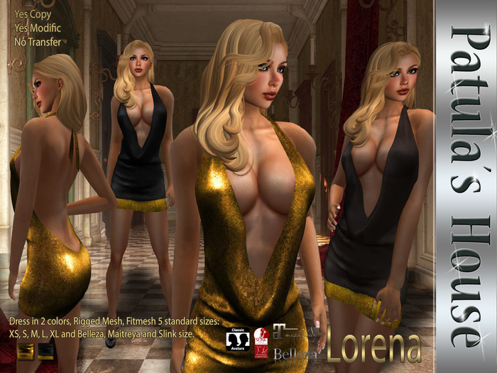 *Patulas House Gold Lorena Dress