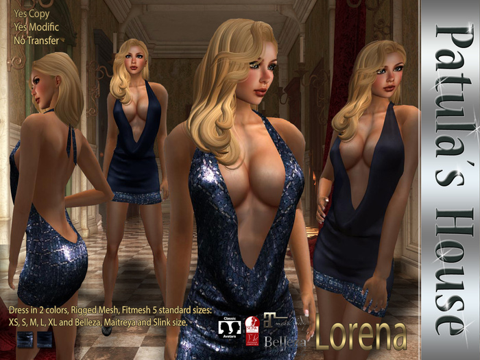 *Patulas House Blue Lorena Dress
