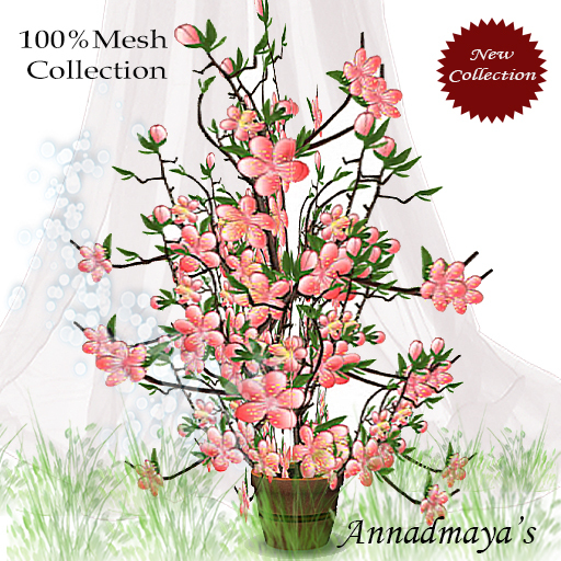 Mesh Vase with Flowers v. 49
