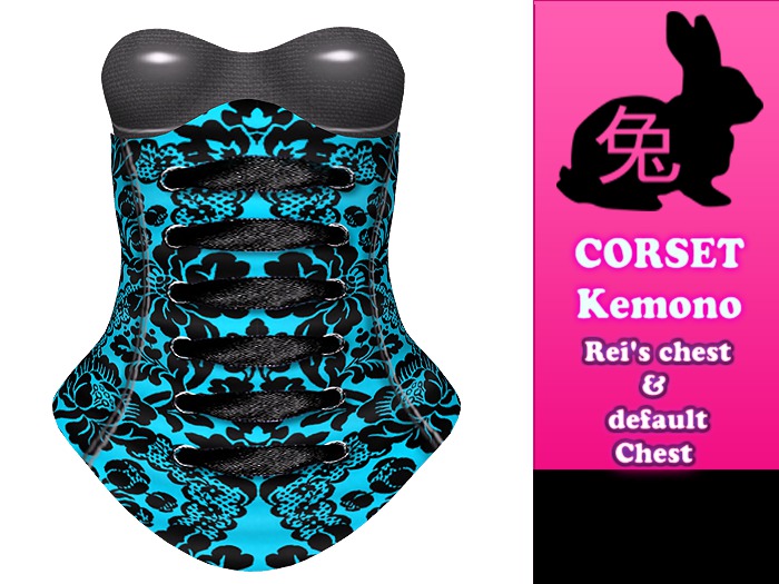 CORSET - Kemono  Blue