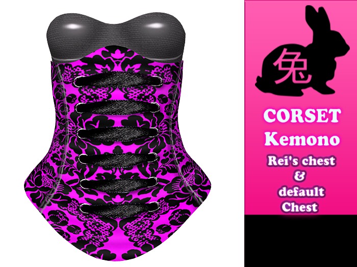 CORSET - Kemono  pink