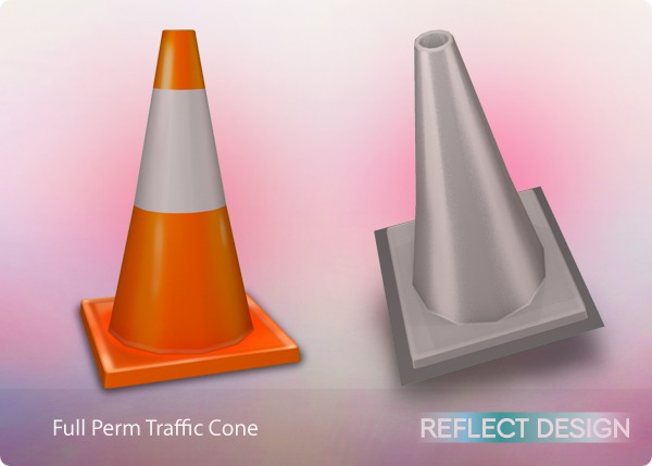 Reflect Design - Full Perm Traffic Cone