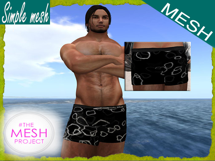 SM Black Surfer shorts