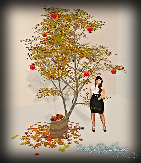 Autumn Apple Tree ~Apple Sack