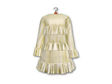 {amiable}Mesh Tiered Frilly Short One-piece_Yellow